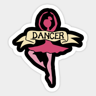 Ballerina Dancer Sticker